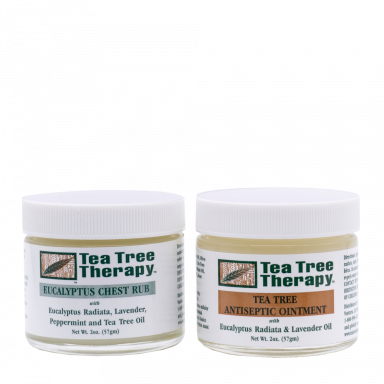 TEA TREE ANTISEPTIC OINTMENT & CHEST RUB SET
