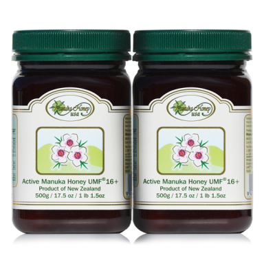 MANUKA HONEY UMF®16+ 1 Month Supply 2x17.5oz