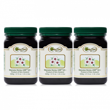 MANUKA HONEY UMF®16+ 1.5 Month Supply 3x17.5oz