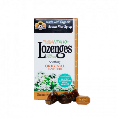 ORIGINAL Manuka Honey (10+) Throat Drops with Propolis