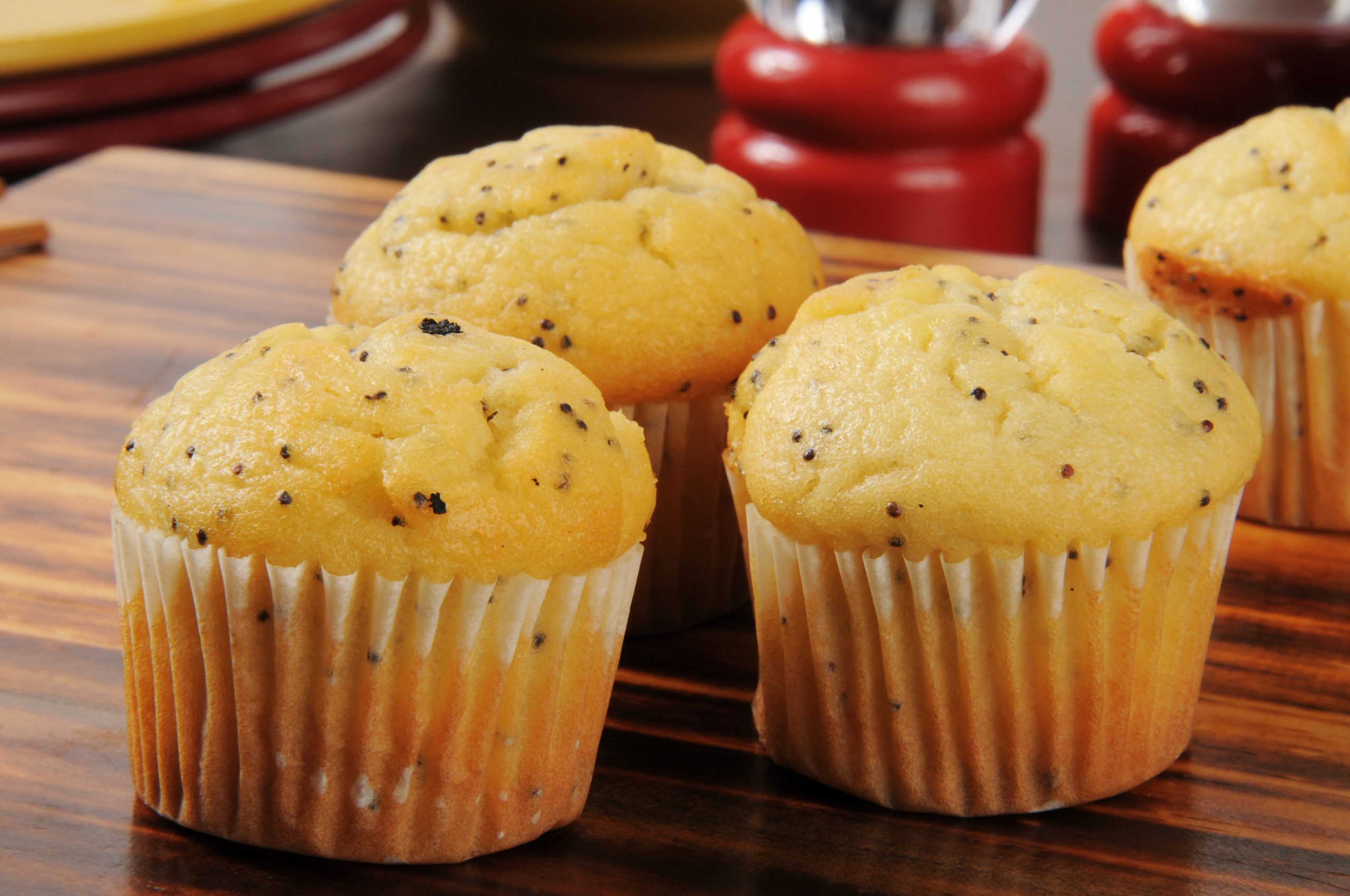 Honey-Lemon Muffins with Poppy Seeds