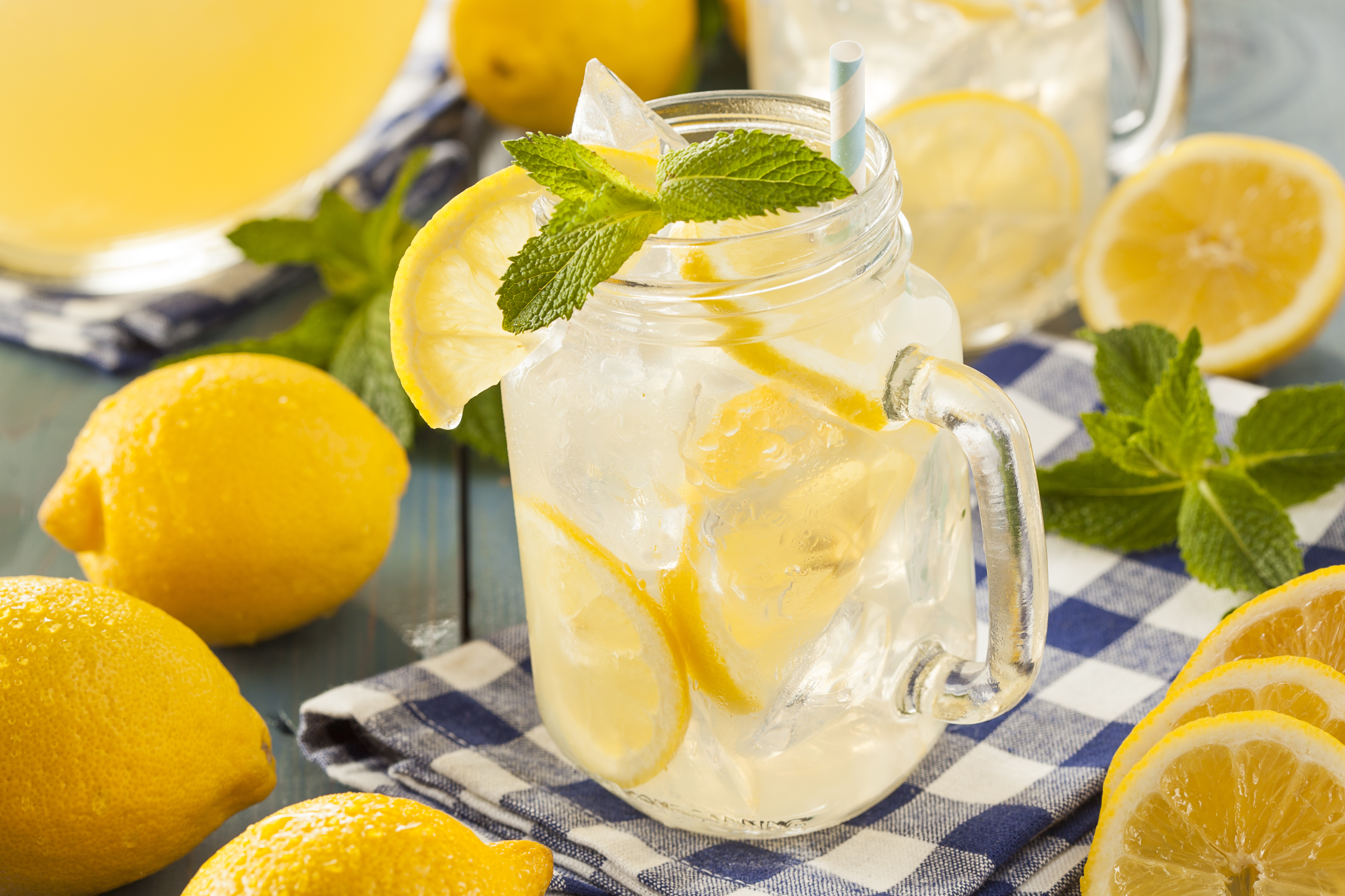 Вода с лимоном приготовление