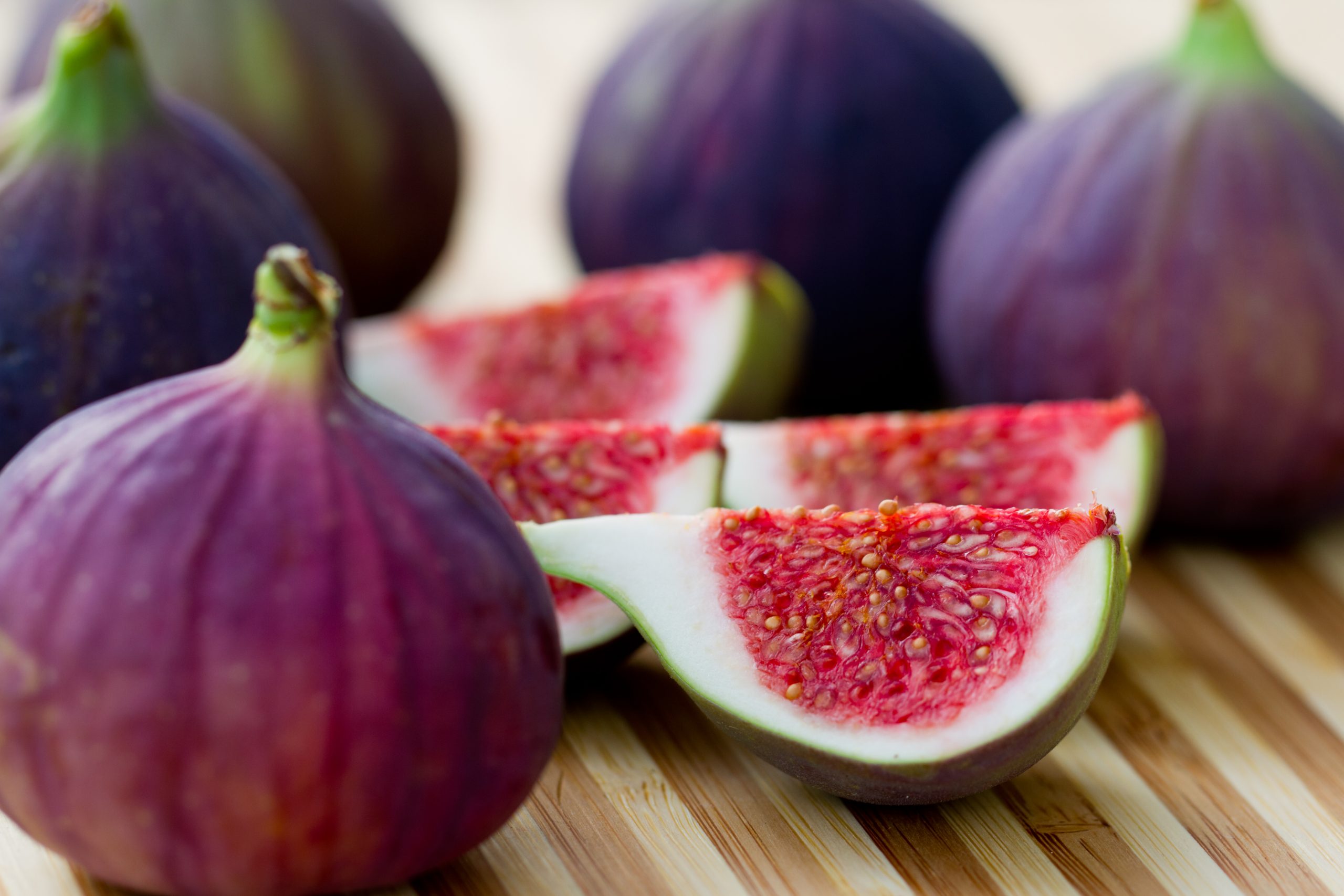 Baked Figs with Blue Borage Honey