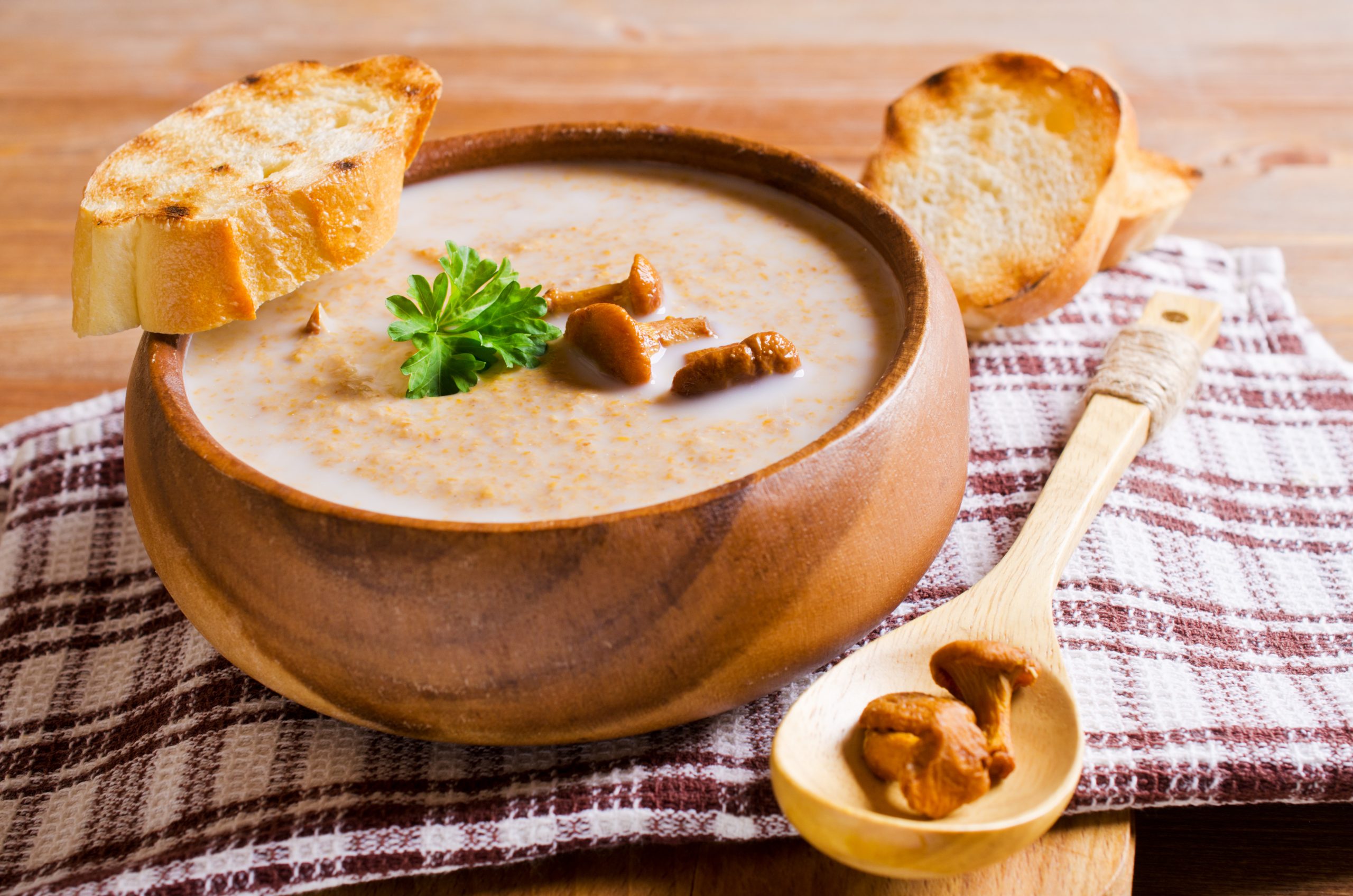 Try Your Hand at Mushroom Cappuccino Soup!