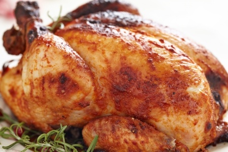 An Apricot, Manuka Honey Glazed Roasted Chicken!