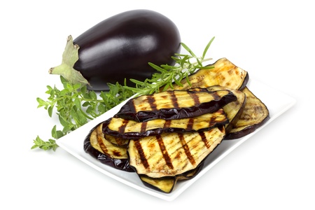 Grilled Eggplant with a Manuka Honey-Lemon Drizzle