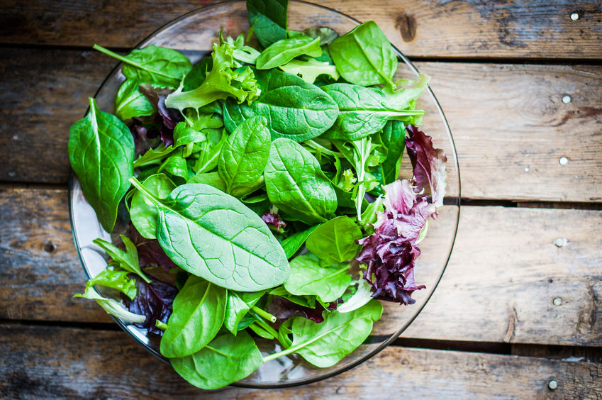 How to Make Spinach Salad and Sweet Potato Croutons