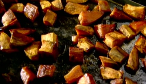 Honey Roasted Sweet Potatoes