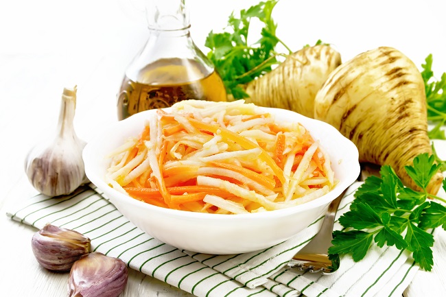 Honey Parsnip and Carrot Salad